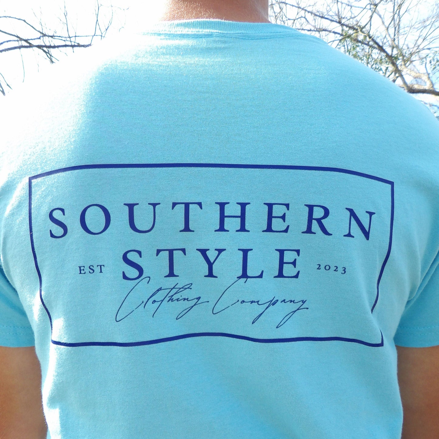Authentic Tee Sky Blue "heavy Cotton"