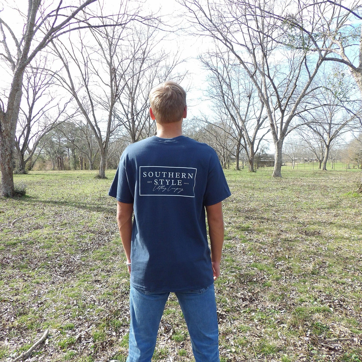 Authentic Navy Tee "Heavy Cotton"